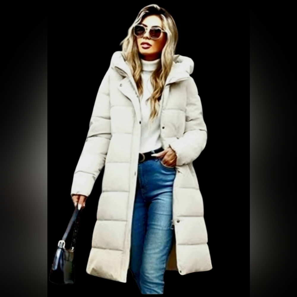 White Puffer Coat